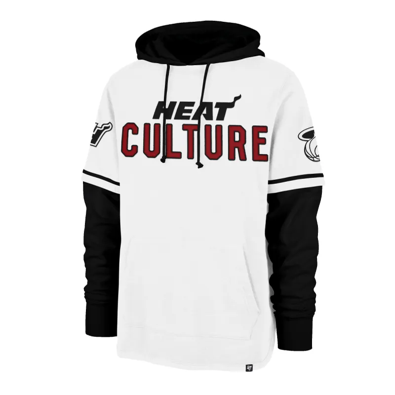 '47 Brand HEAT Culture Trifecta Pullover Hoodie sold by Miami Heat Store