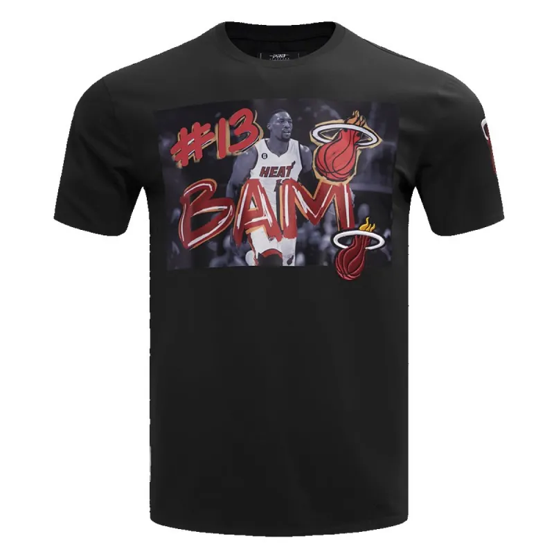Bam Adebayo Pro Standard Yearbook Tee sold by Miami Heat Store