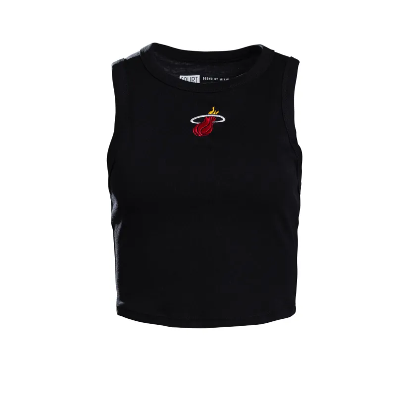 Court Culture Embroidered Logo Tank sold by Miami Heat Store