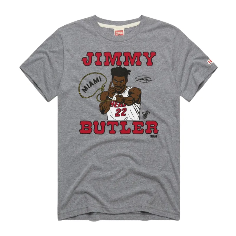 Homage X SLAM Jimmy Butler Lasso Tee sold by Miami Heat Store