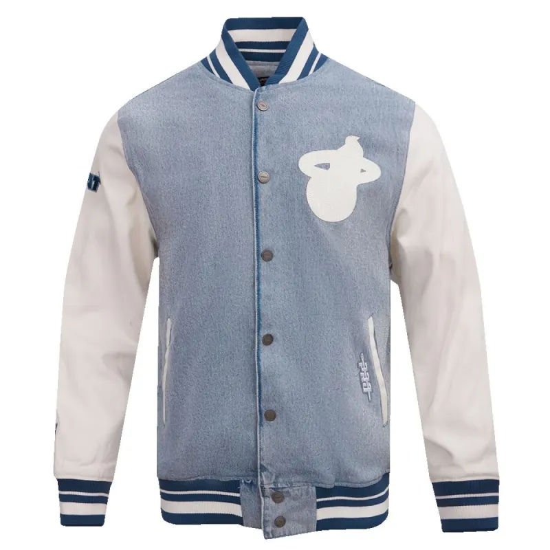 Pro Standard Miami HEAT Denim Varsity Jacket sold by Miami Heat Store