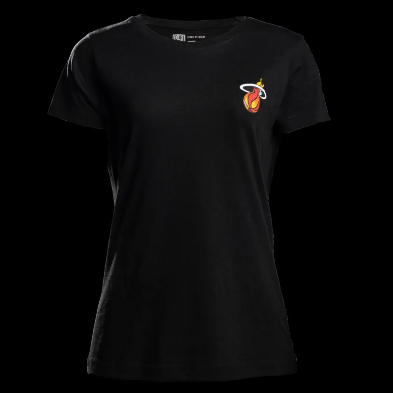 Court Culture Mashup Sticker Women's Tee sold by Miami Heat Store