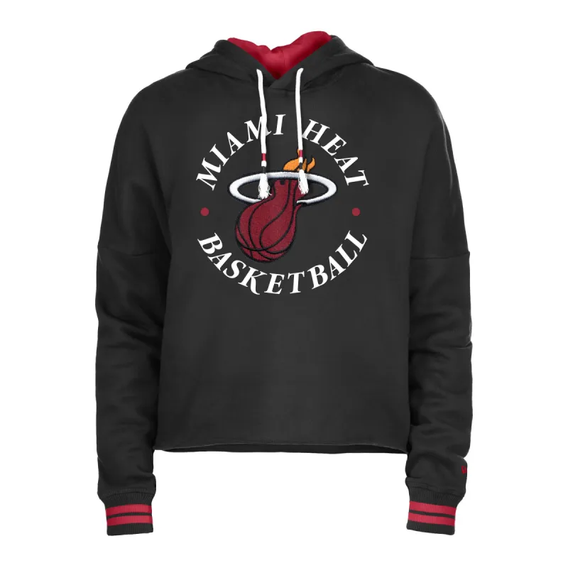 New Era Miami HEAT Crop Women's Hoodie sold by Miami Heat Store