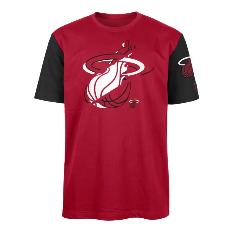 New Era Miami HEAT Logo Jersey Tee sold by Miami Heat Store