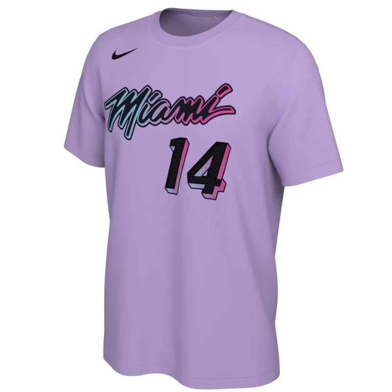 Tyler Herro Nike ViceVersa  Name & Number Tee sold by Miami Heat Store