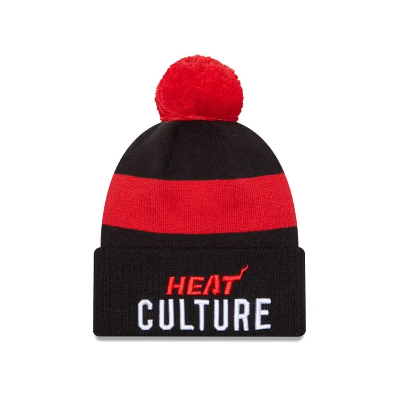 New Era HEAT Culture Stripe Knit sold by Miami Heat Store