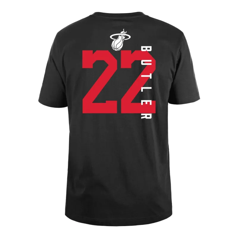 Jimmy Butler New Era HEAT Culture Name & Number Tee sold by Miami Heat Store