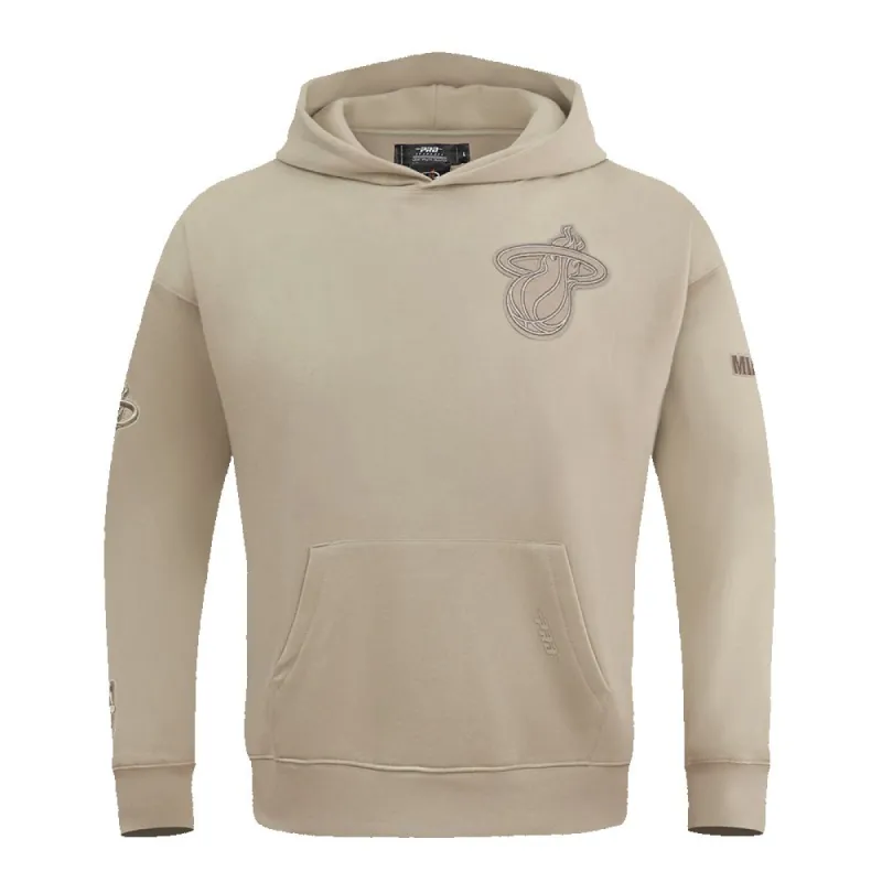 Pro Standard Miami HEAT Taupe Hoodie sold by Miami Heat Store