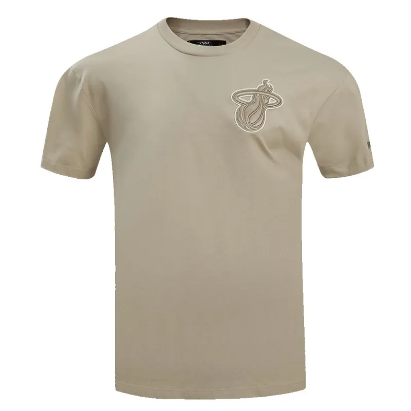 Pro Standard Miami HEAT Taupe Tee made by Miami Heat Store