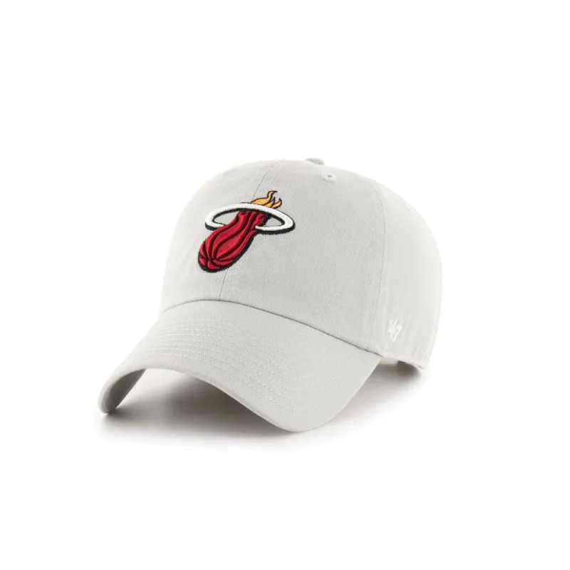 '47 Brand Miami HEAT Grey Clean Up Hat sold by Miami Heat Store