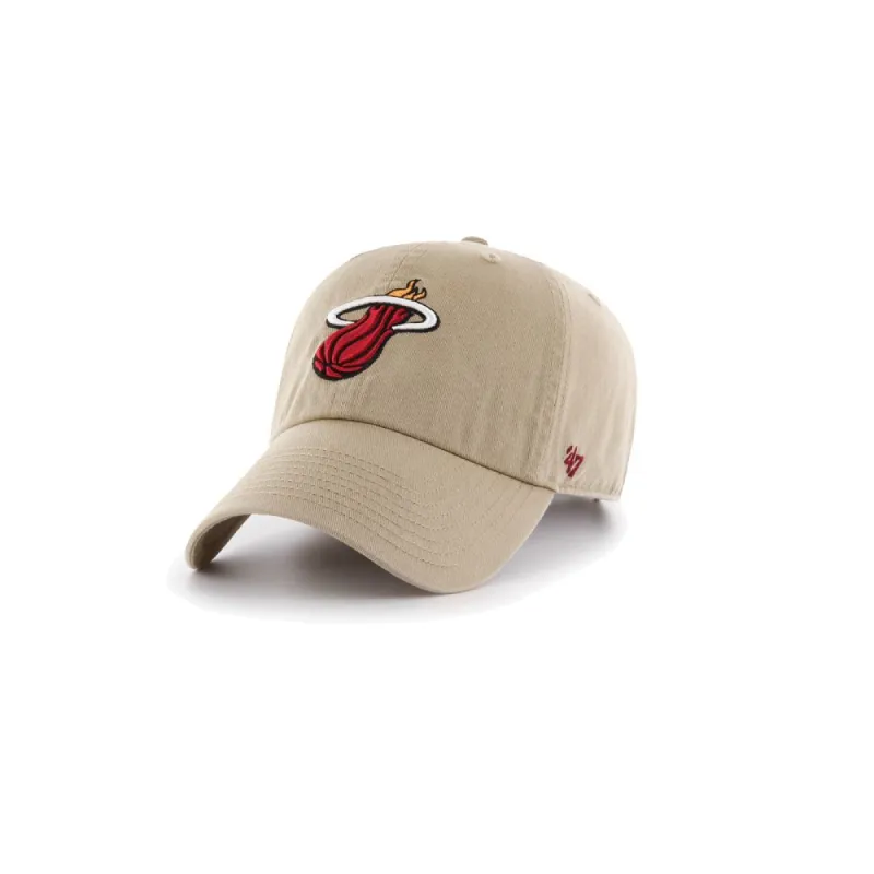 '47 Brand Miami HEAT Khaki Clean Up Hat sold by Miami Heat Store