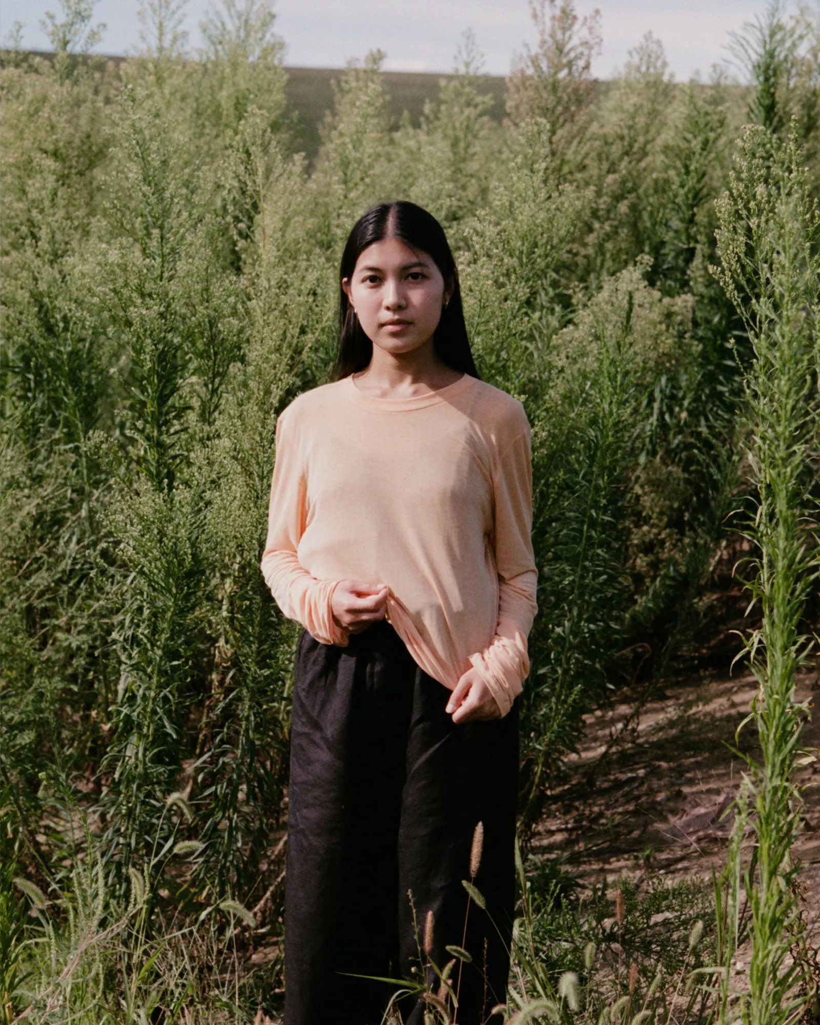 Loose Long Sleeve Tee sold by Baserange product image thumbnail 3