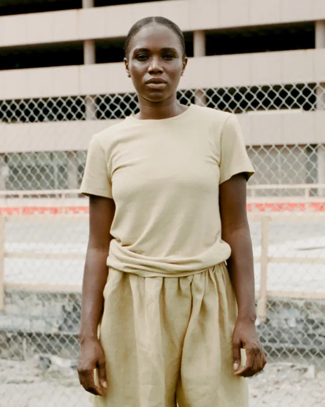 Silk Tee Shirt made by Baserange