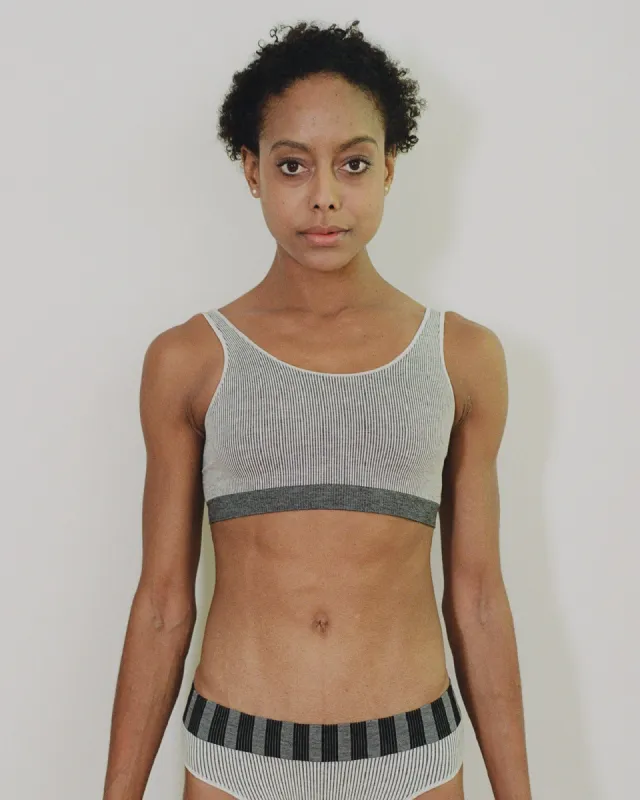 Fine Seamless Scoop Top sold by Baserange