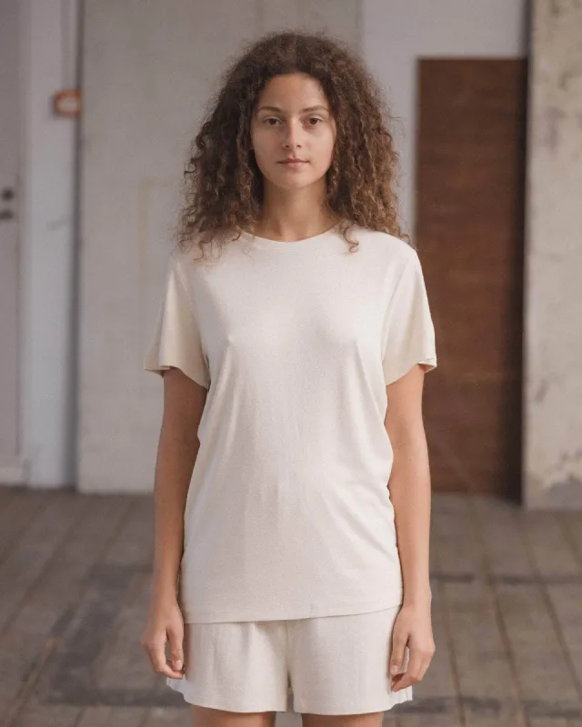 Silk Tee Shirt made by Baserange