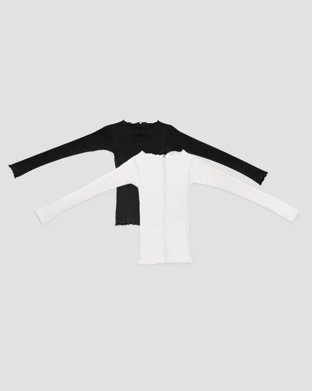 Pack - 2 Pama Long Sleeve Tee sold by Baserange