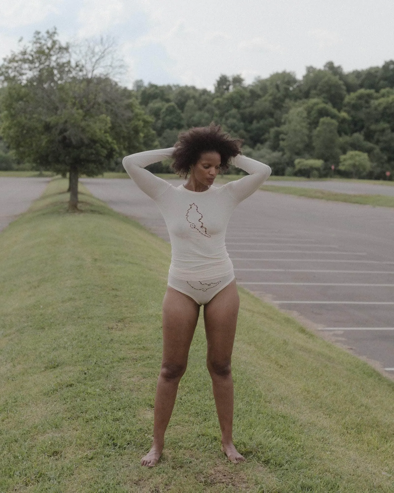 Ponte Long Sleeve Tee sold by Baserange product image thumbnail 3