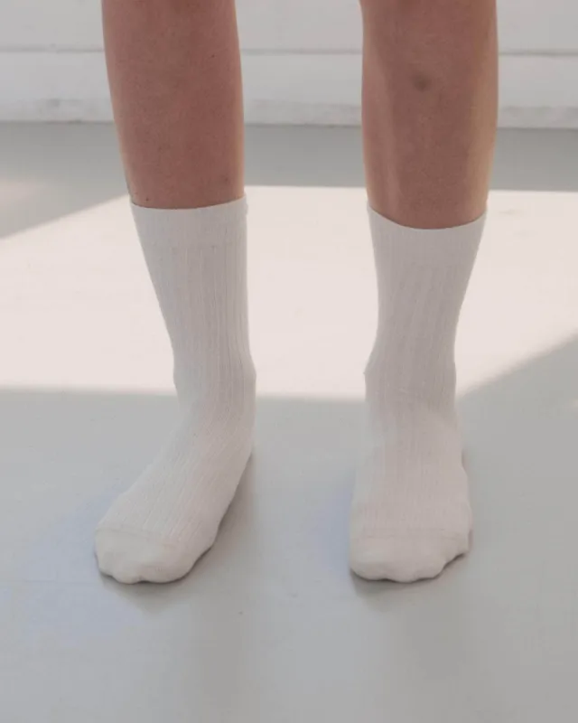 Rib Overankle Socks sold by Baserange