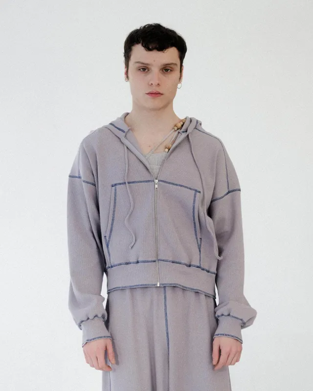 Way Zipped Hoodie sold by Baserange