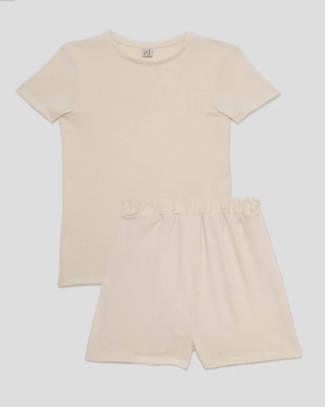 Pack - Silk Tee Shirt & Domond Short made by Baserange