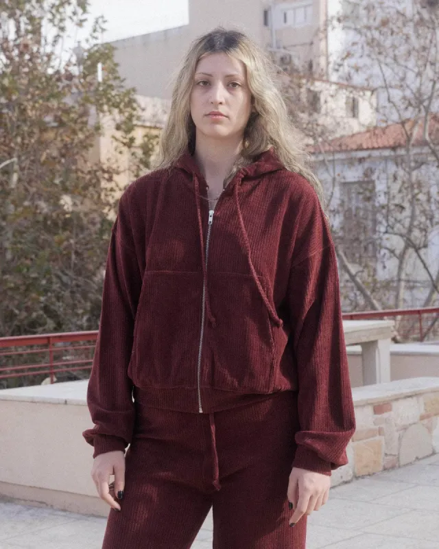 Ran Zipped Hoodie sold by Baserange