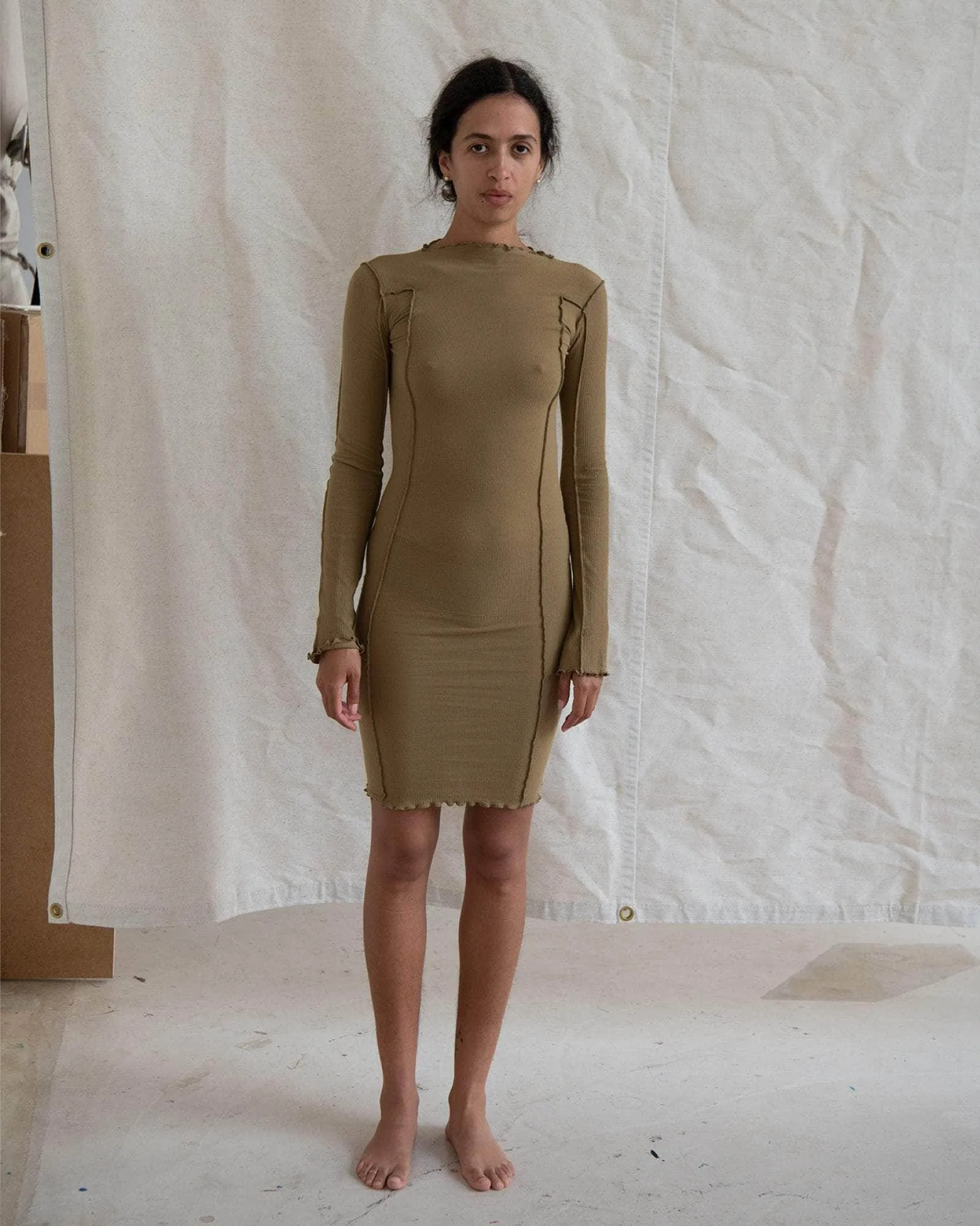 Omato Long Sleeve Dress sold by Baserange