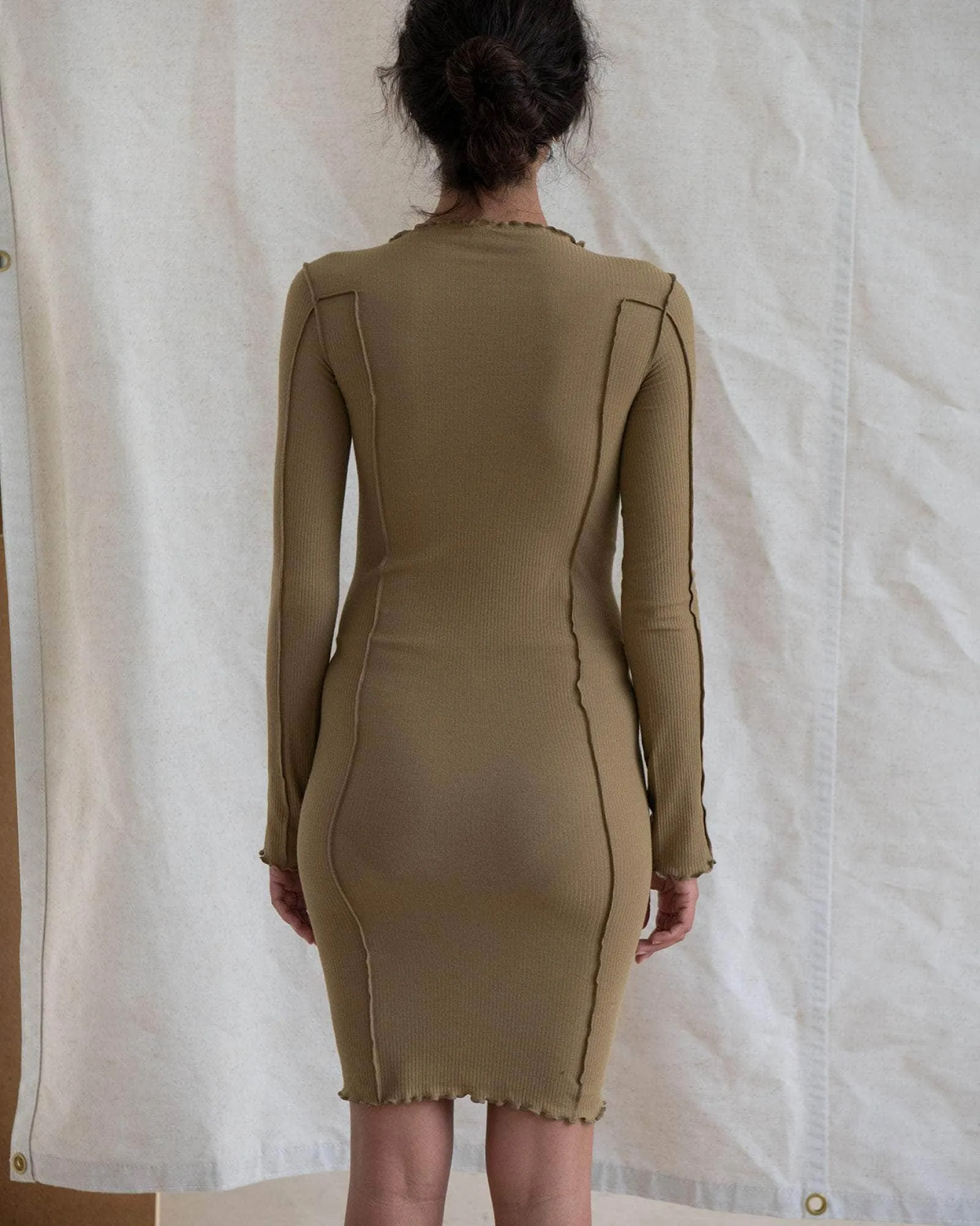 Omato Long Sleeve Dress sold by Baserange product image thumbnail 2