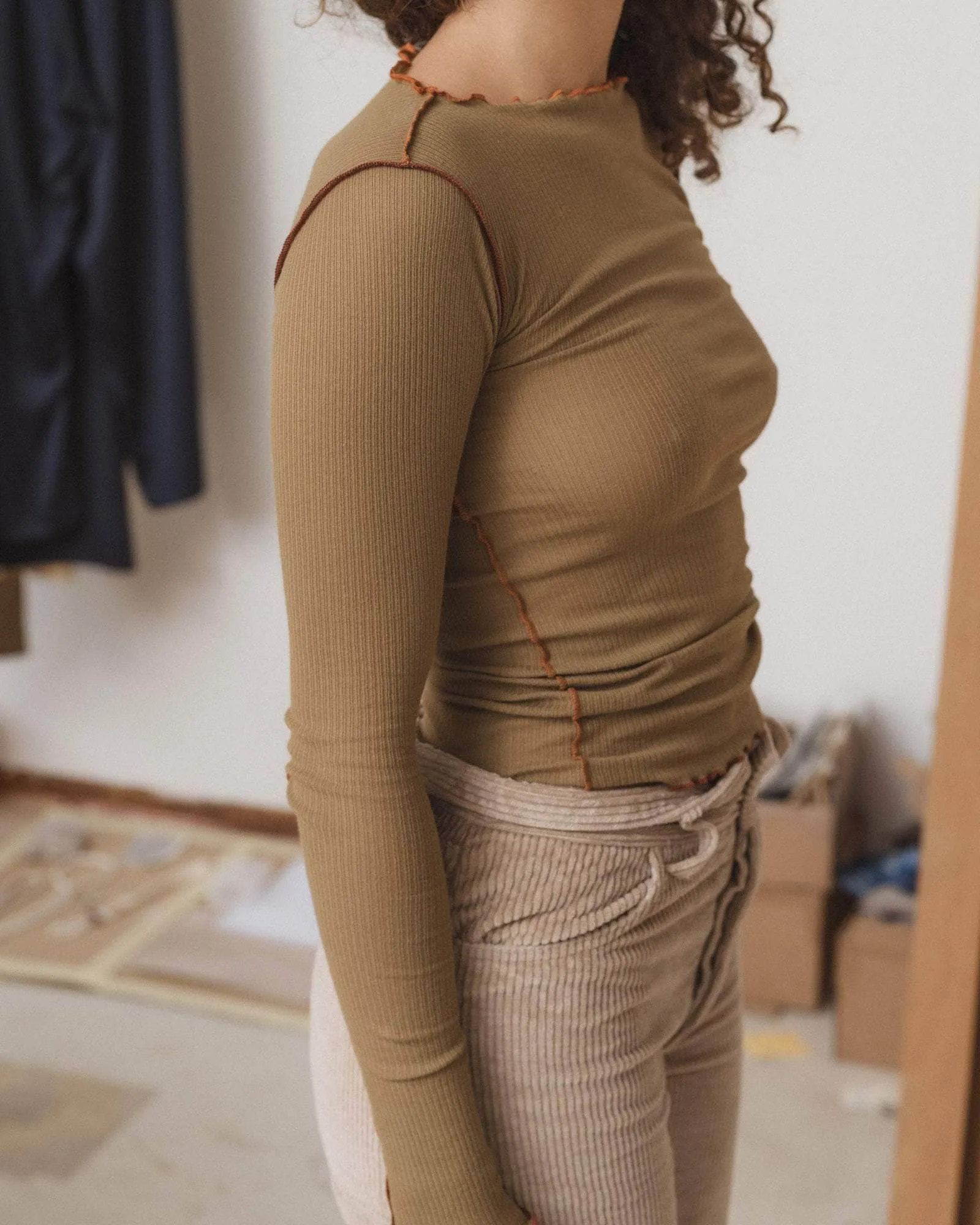 Vein Long Sleeve Tee sold by Baserange product image thumbnail 4