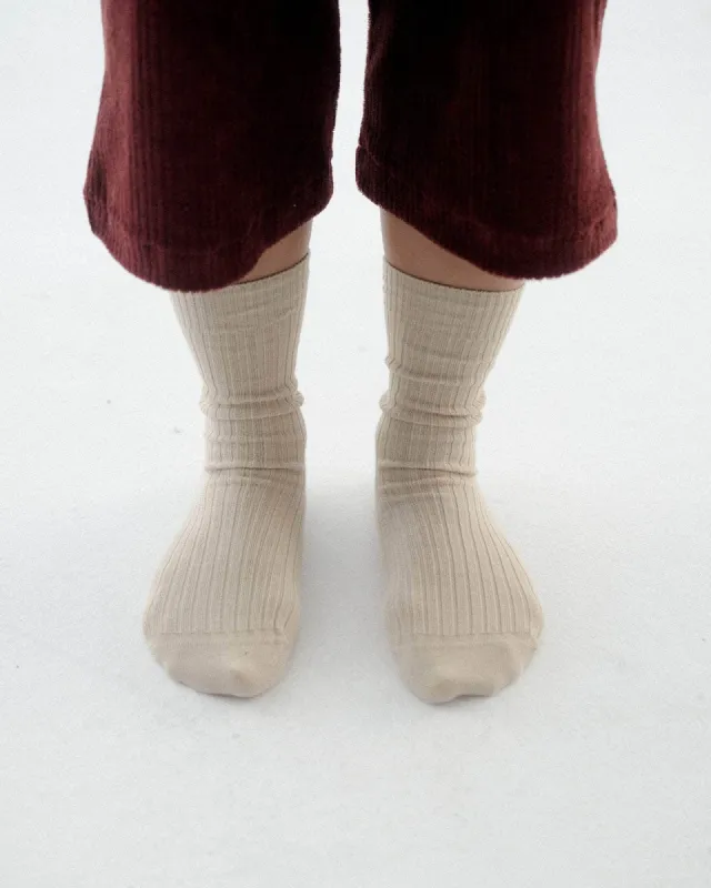 Rib Overankle Socks sold by Baserange