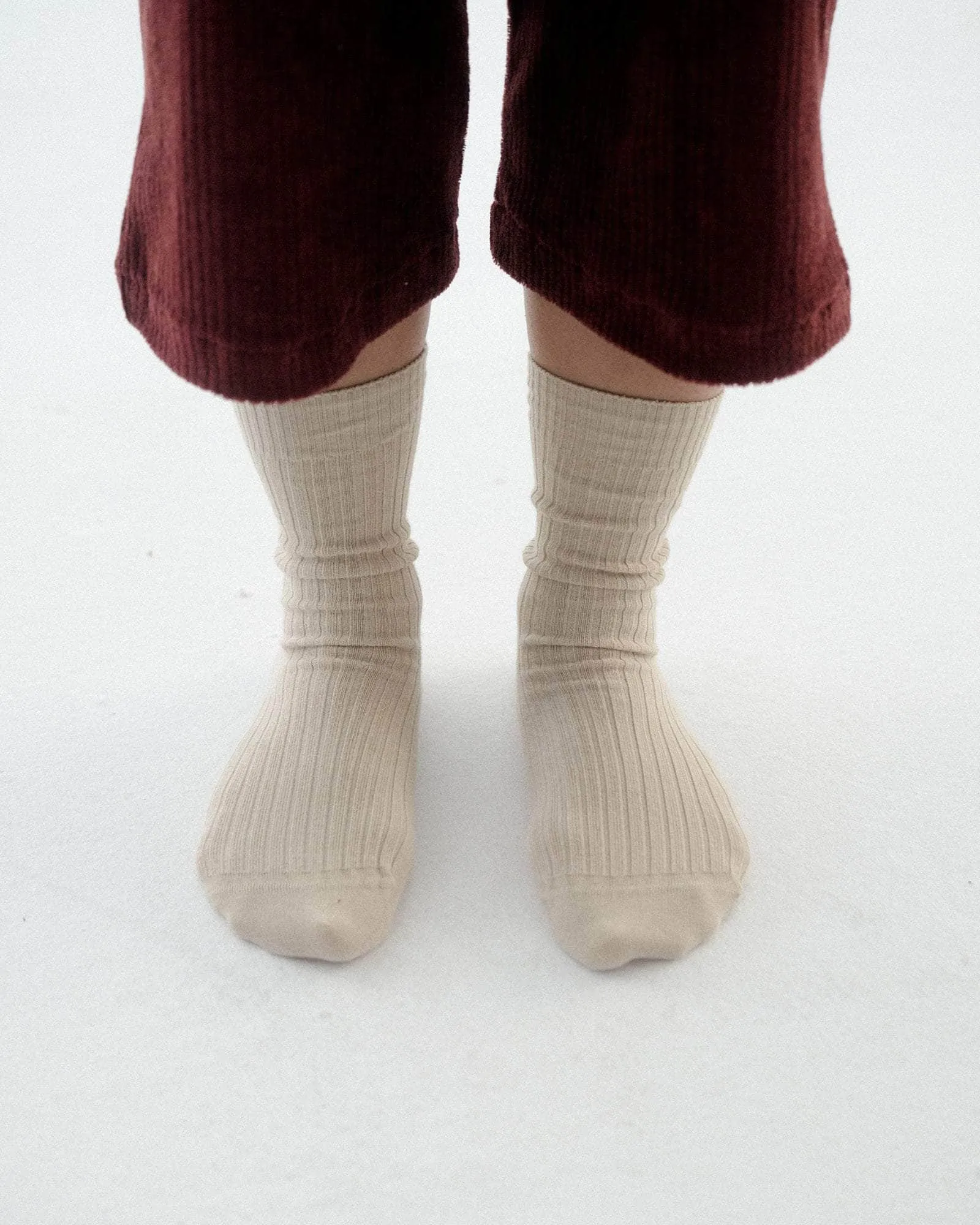 Rib Overankle Socks sold by Baserange