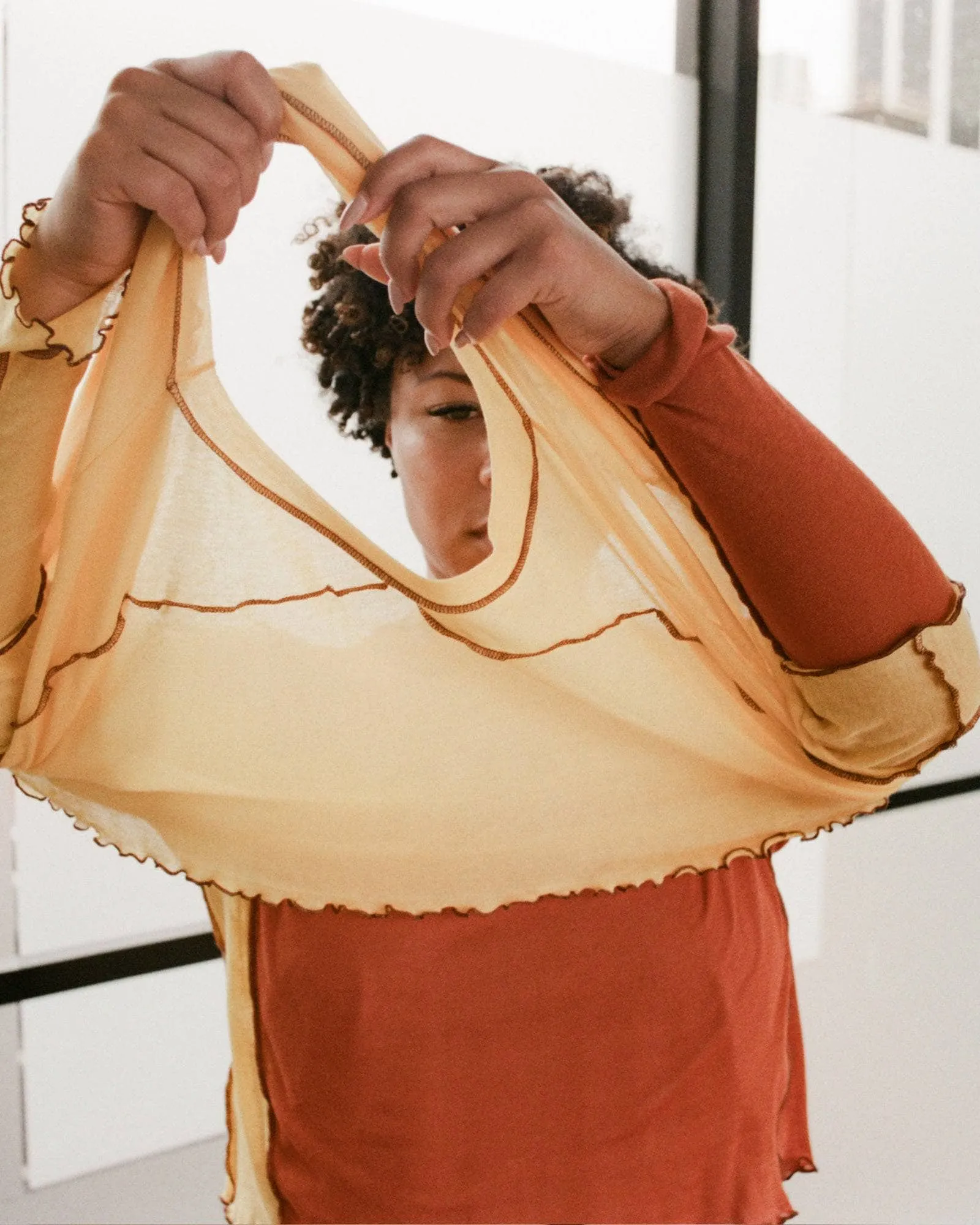 Sun Layer Long Sleeve Tee sold by Baserange product image thumbnail 3