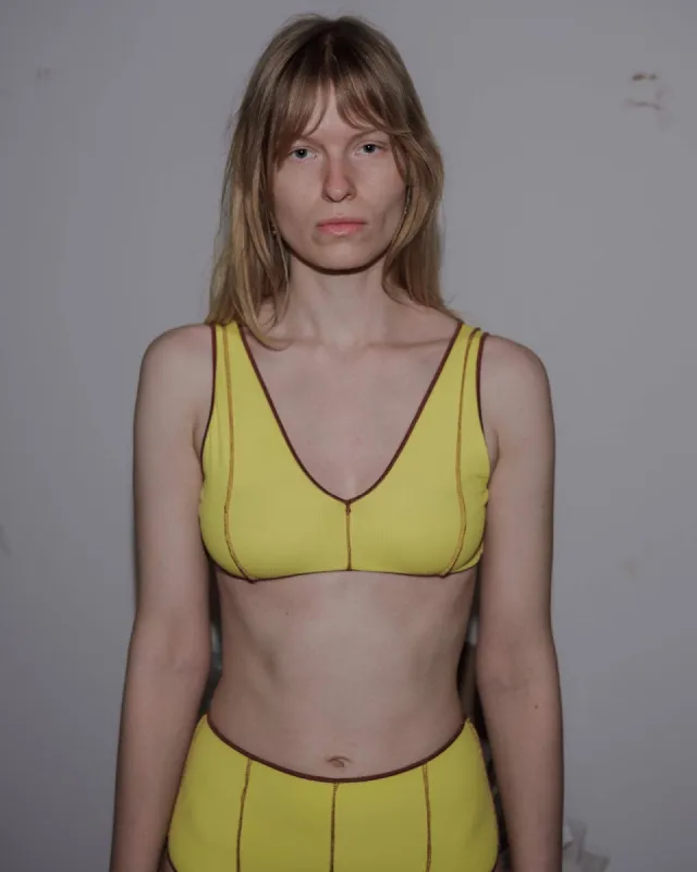 Vein Swim Top made by Baserange