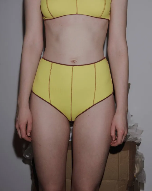 Vein Highwaist Swim Pants sold by Baserange