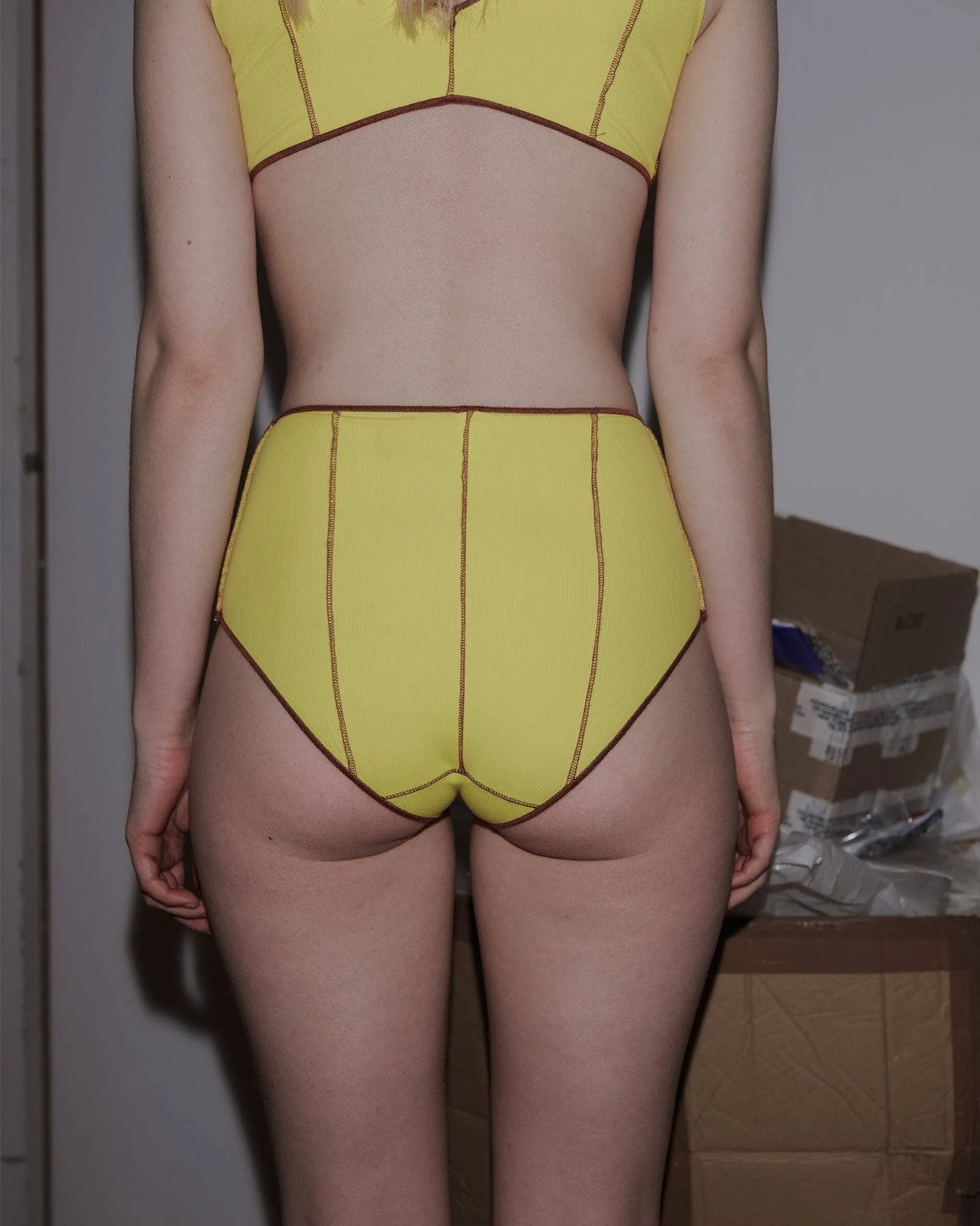 Vein Highwaist Swim Pants sold by Baserange product image thumbnail 2