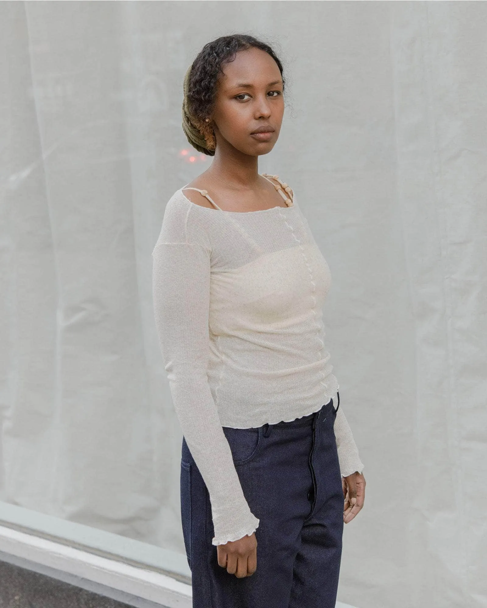 Pama Long Sleeve Tee sold by Baserange product image thumbnail 3