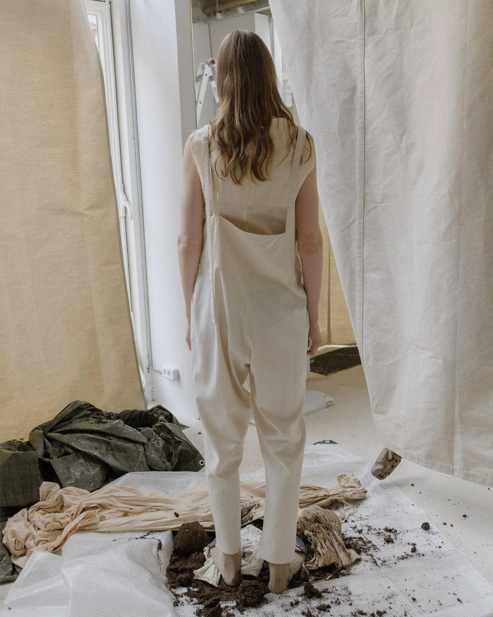 Long Strap Overall Jumpsuit sold by Baserange product image thumbnail 2