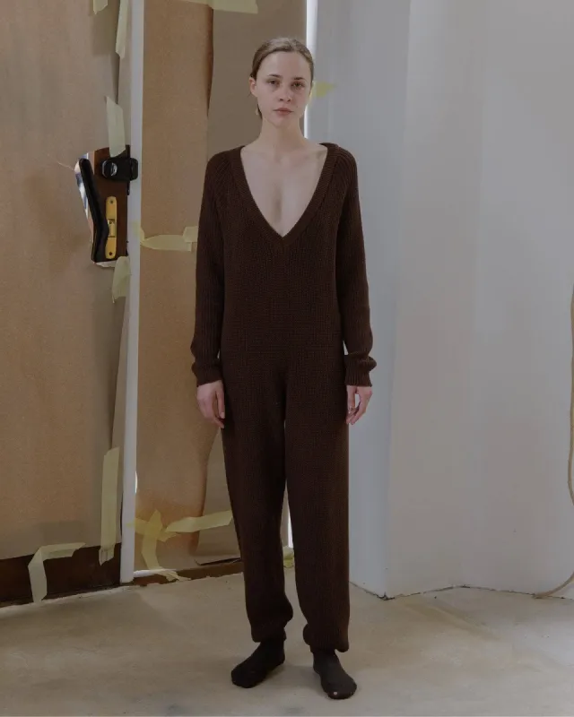 Danube V Neck Jumpsuit sold by Baserange