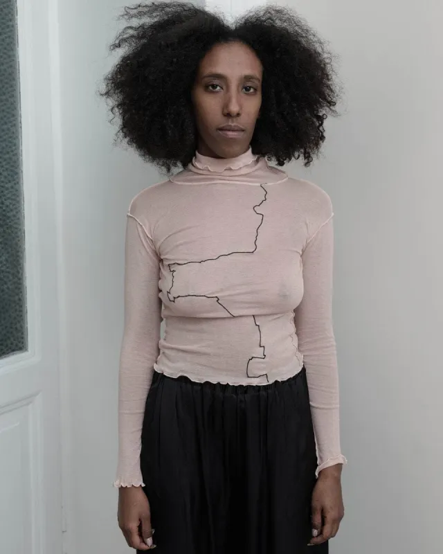 Gerrymandered Turtleneck made by Baserange