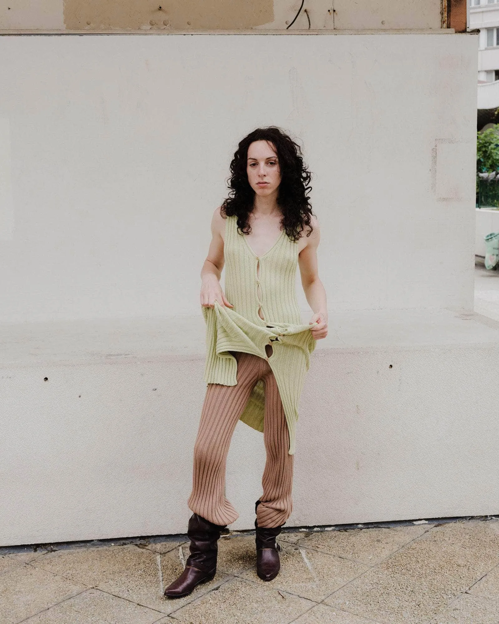 Loulou Sleeveless Dress sold by Baserange product image thumbnail 4