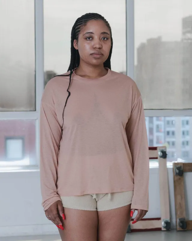 Loose Long Sleeve Tee sold by Baserange
