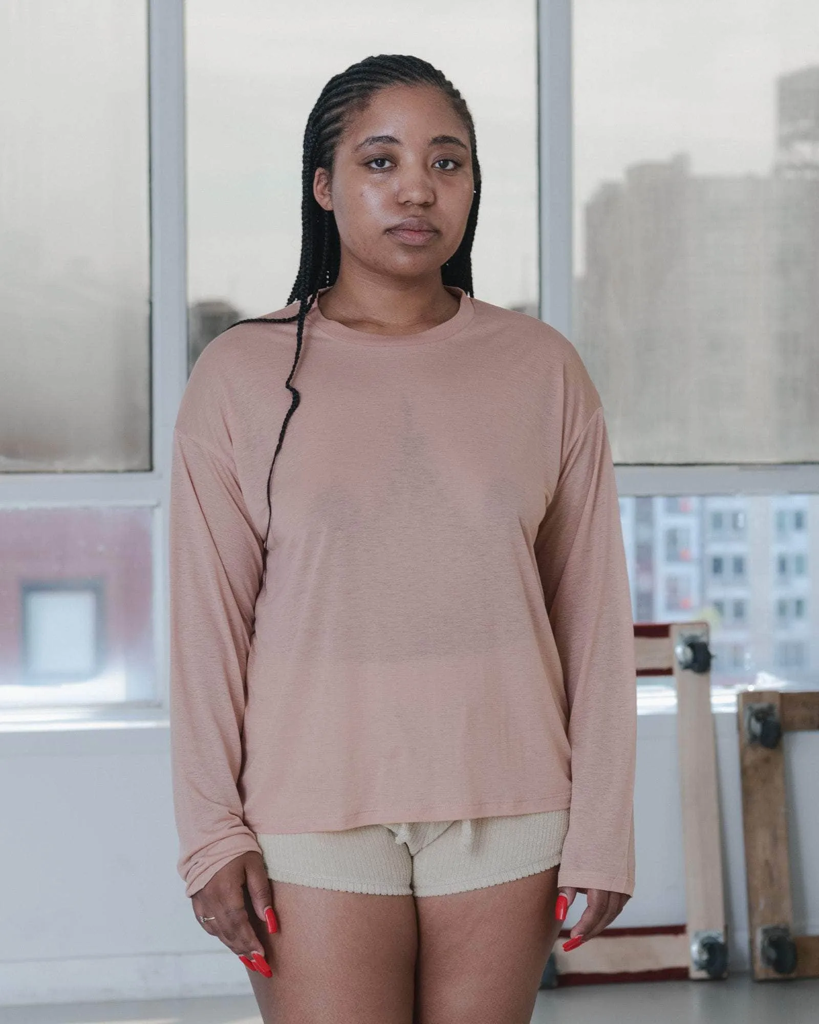 Loose Long Sleeve Tee sold by Baserange