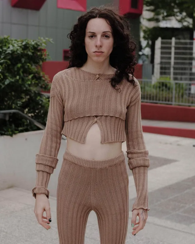 Macau Sleeve Sweater sold by Baserange