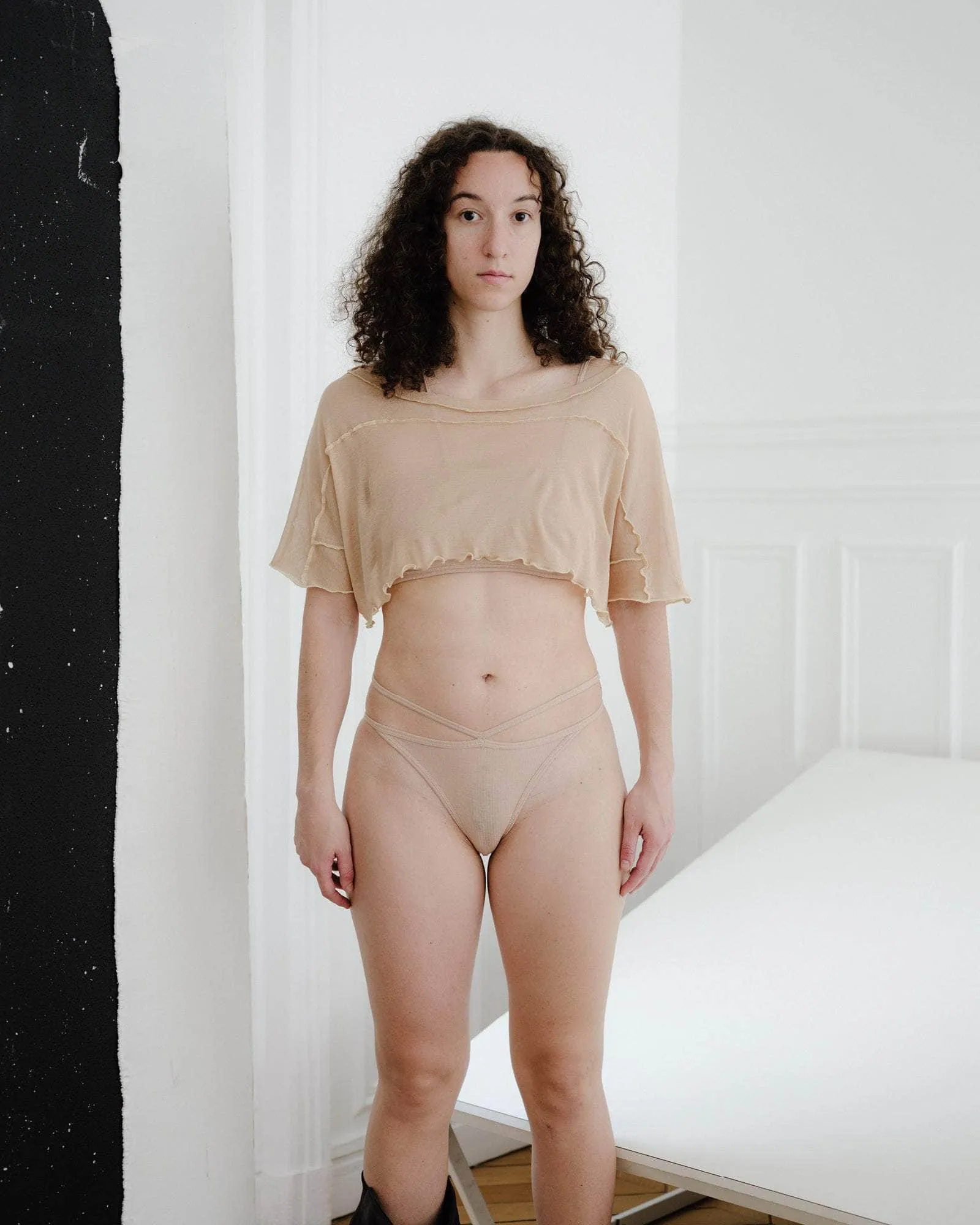Sun Crop Tee Shirt sold by Baserange product image thumbnail 4