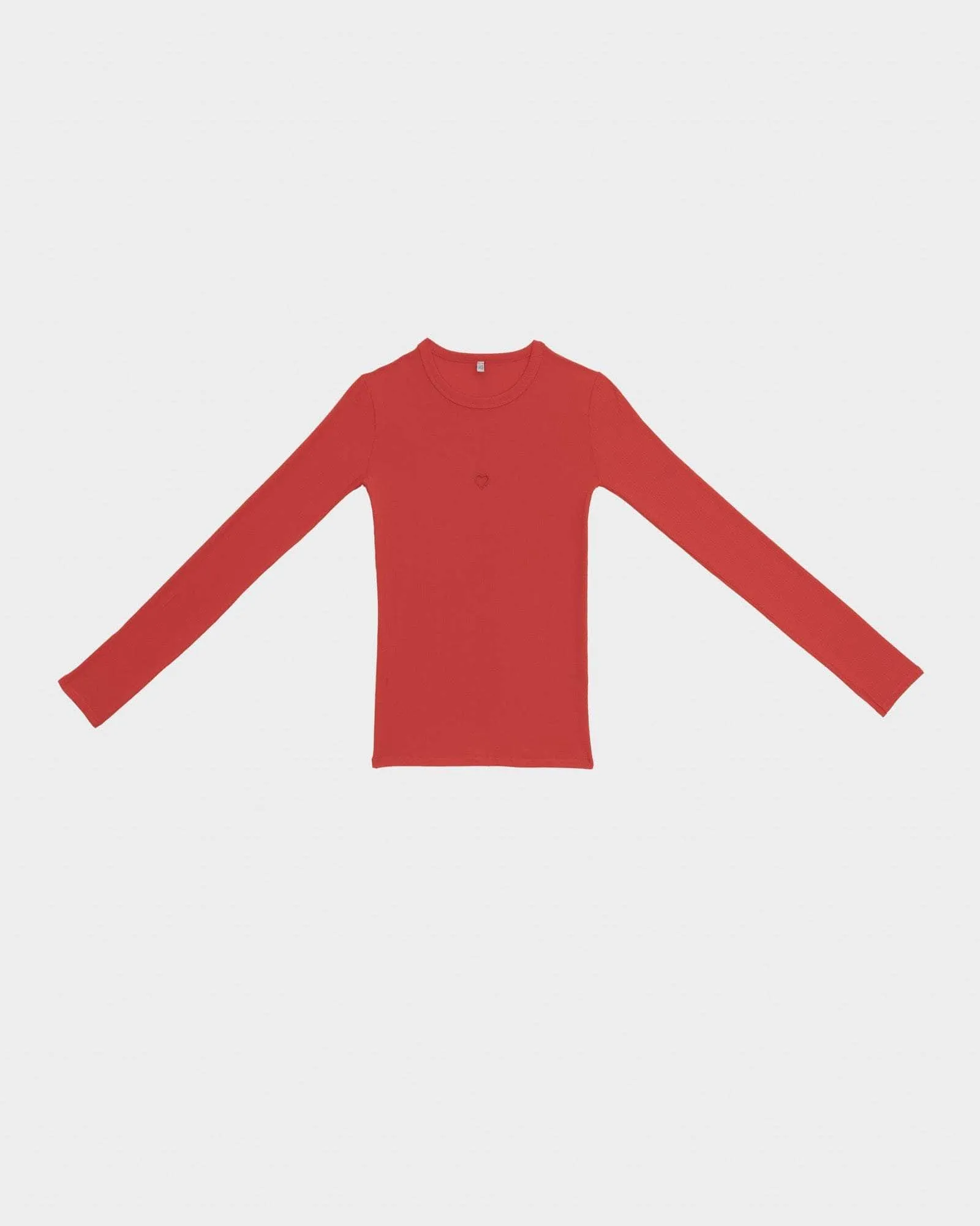 Heart Long Sleeve Tee sold by Baserange product image thumbnail 5