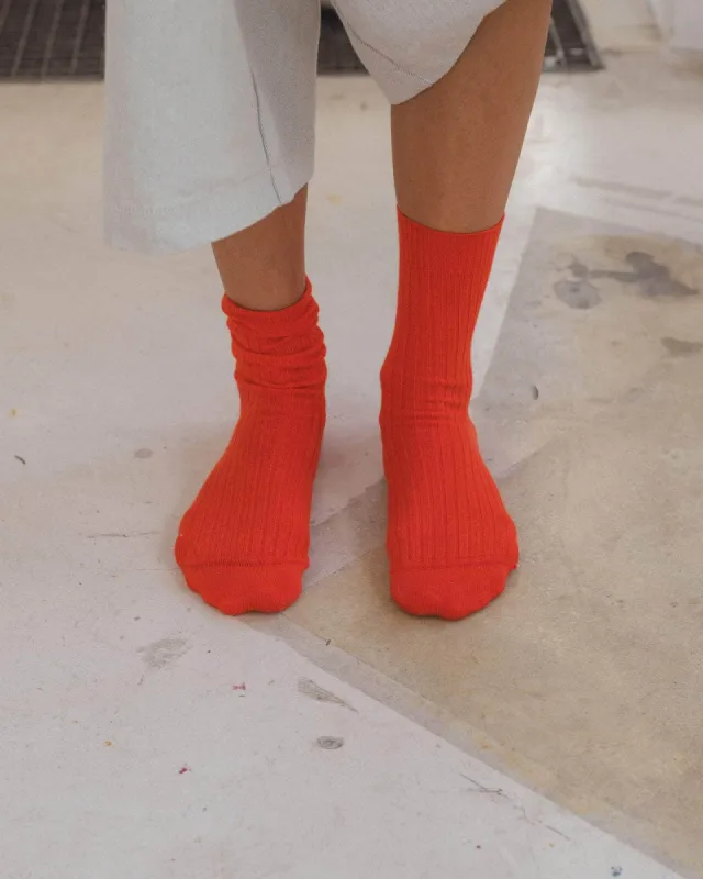 Rib Overankle Socks sold by Baserange