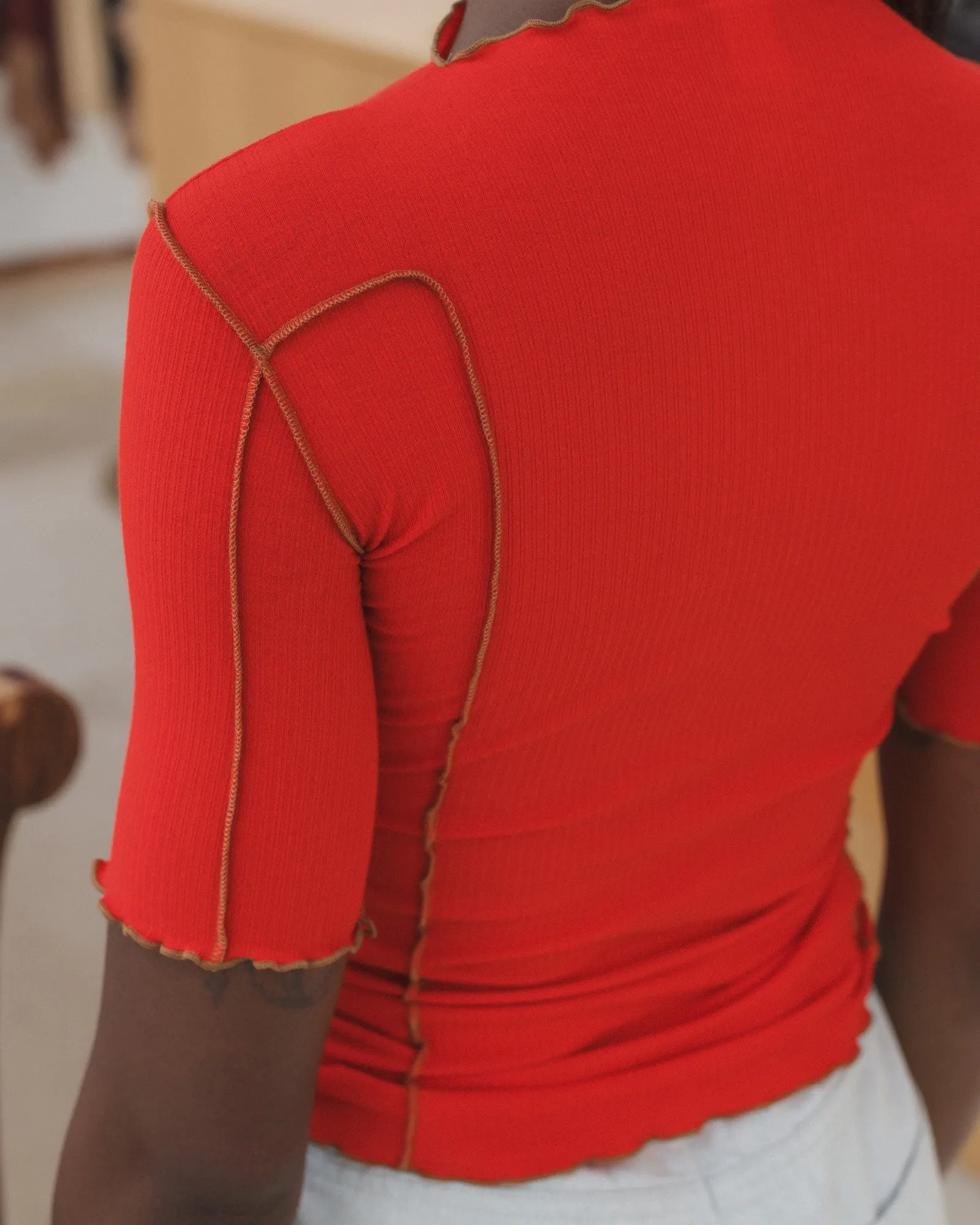 Omato 3/4 Tee Shirt sold by Baserange product image thumbnail 3