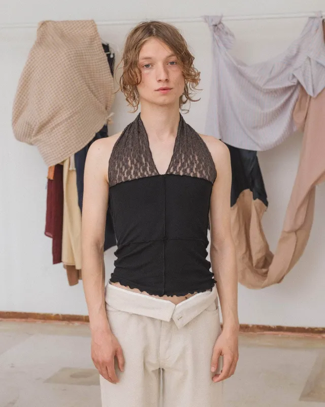 Nehru Halter Top sold by Baserange