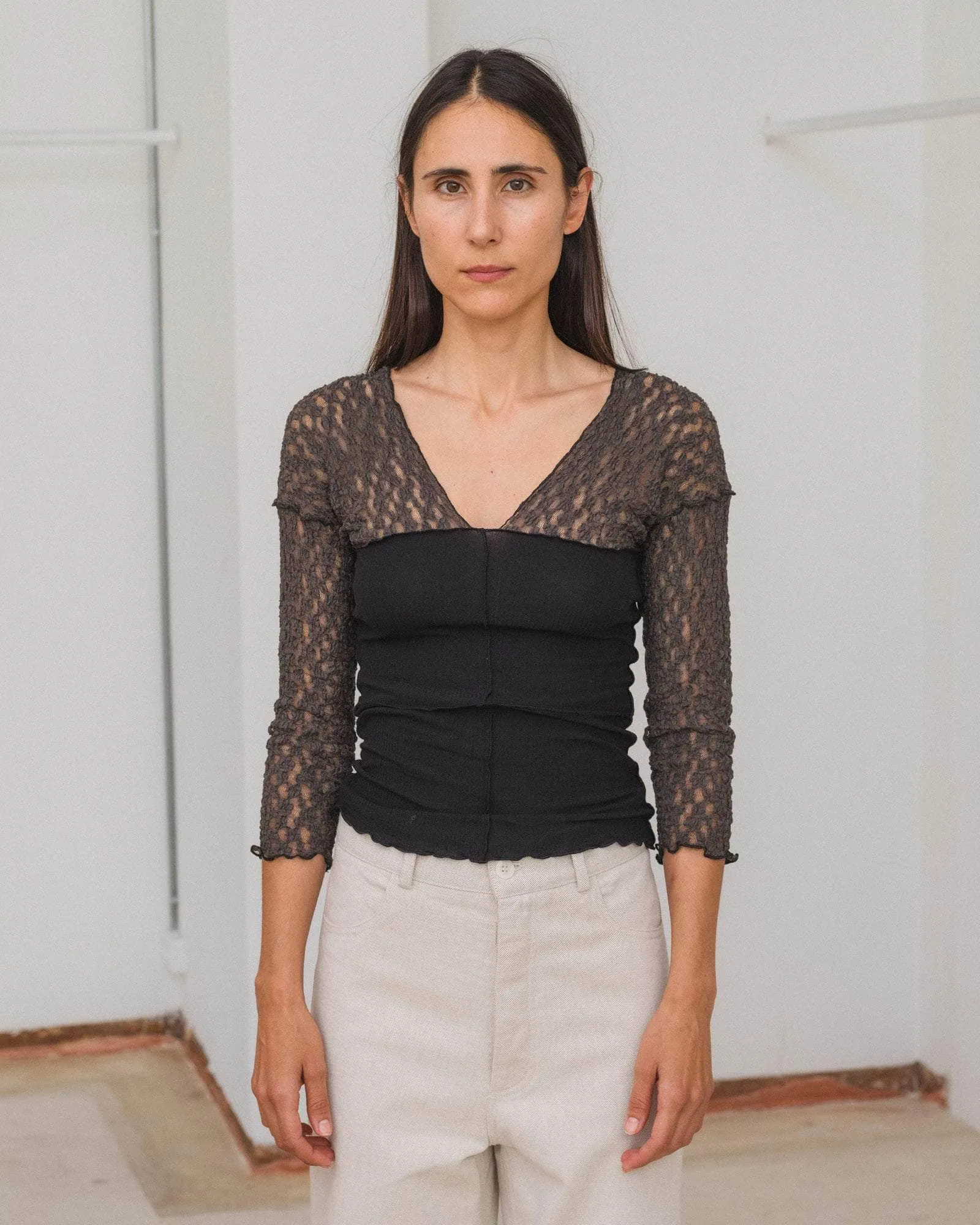 Nehru Long Sleeve Tee sold by Baserange