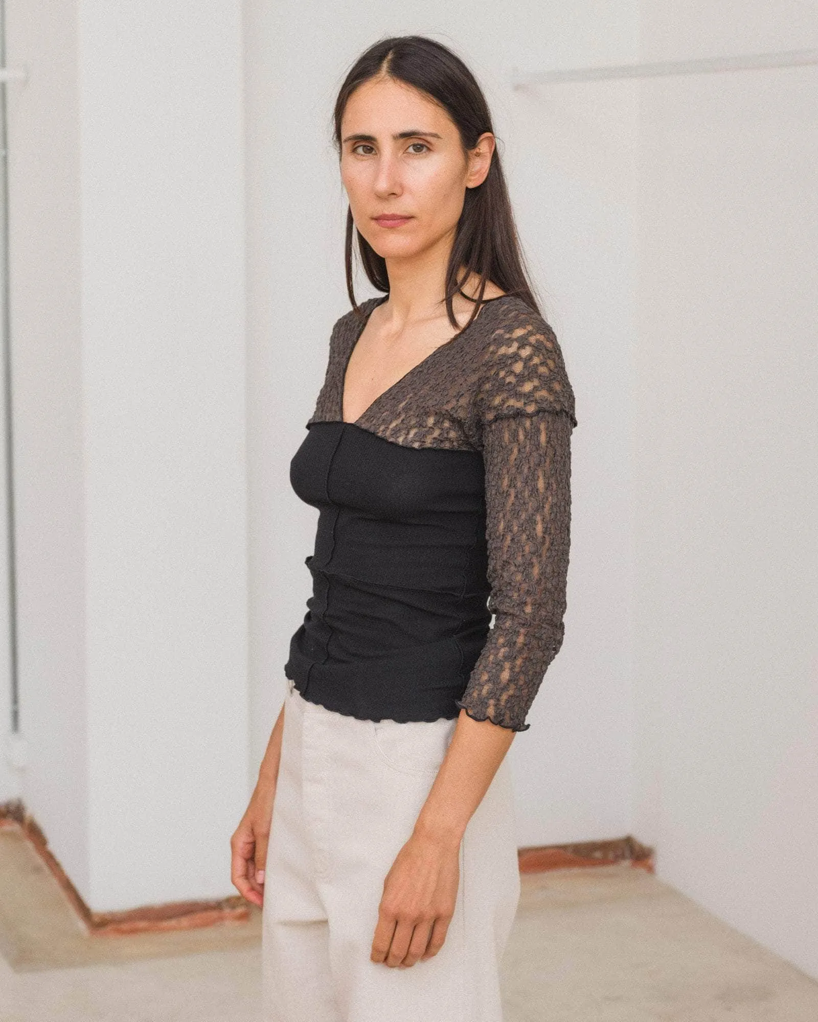 Nehru Long Sleeve Tee sold by Baserange product image thumbnail 3