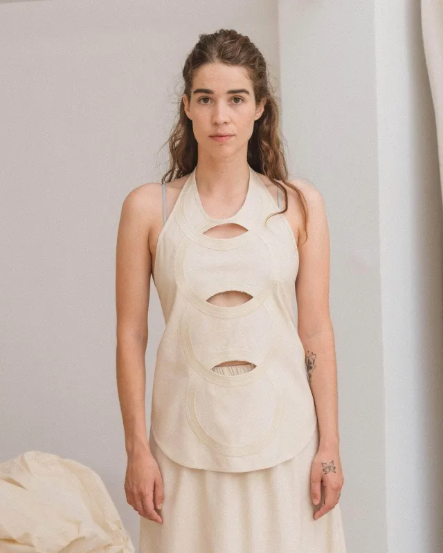 Chain Apron Top sold by Baserange